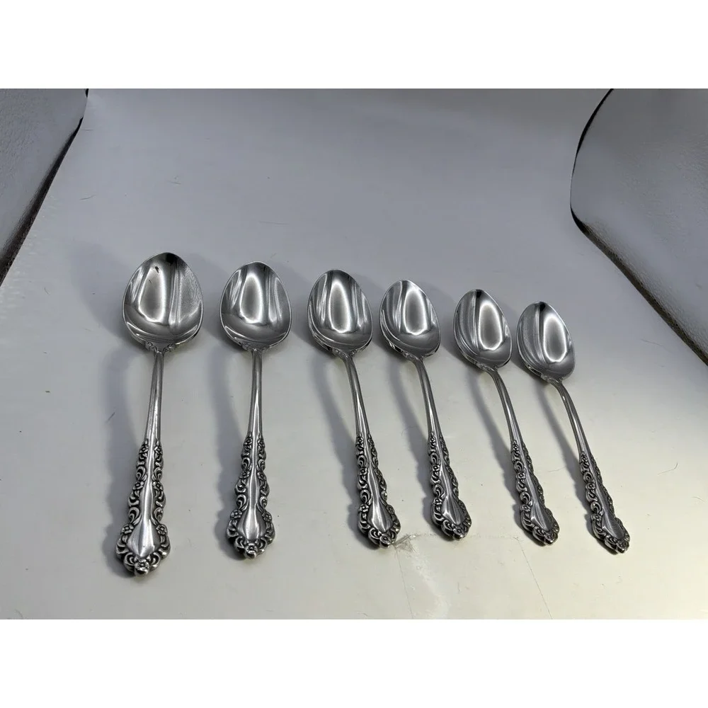 Oneida Shelley Stainless Steel Flatware 1 Knife Missing 31 Pieces 6 Piece Place‎